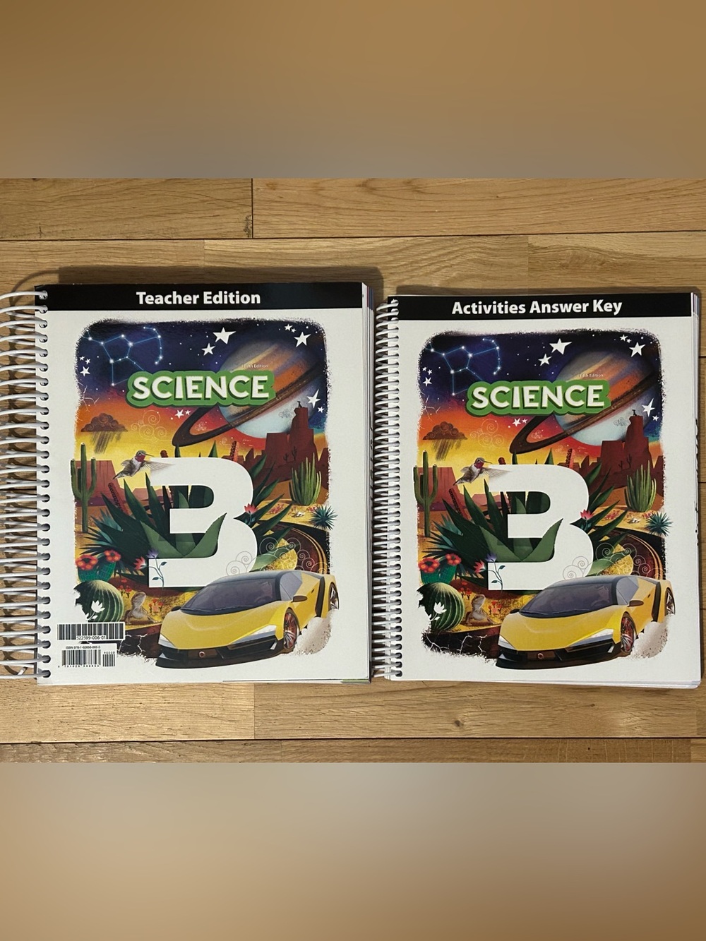 Set of 2 BJU Press Science 3 5th Edition Teacher Edition & Activities Answer Key
